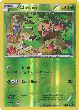 BREAKthrough Chespin #7/162 reverse holo
